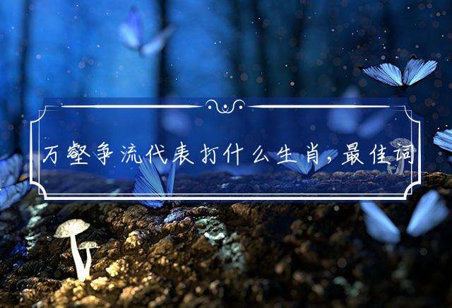 万壑争流代表打什么生肖,最佳词语释解释释义